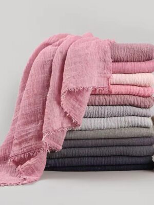 Crinkle cotton Hijab