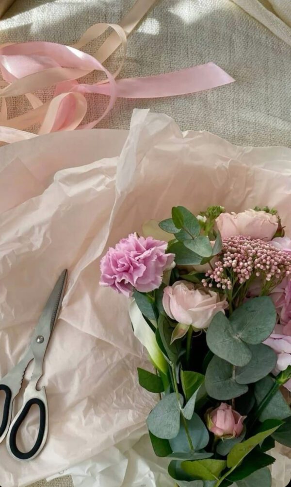 Gift Wrap as a Scarf Bouquet - Add on